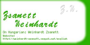 zsanett weinhardt business card